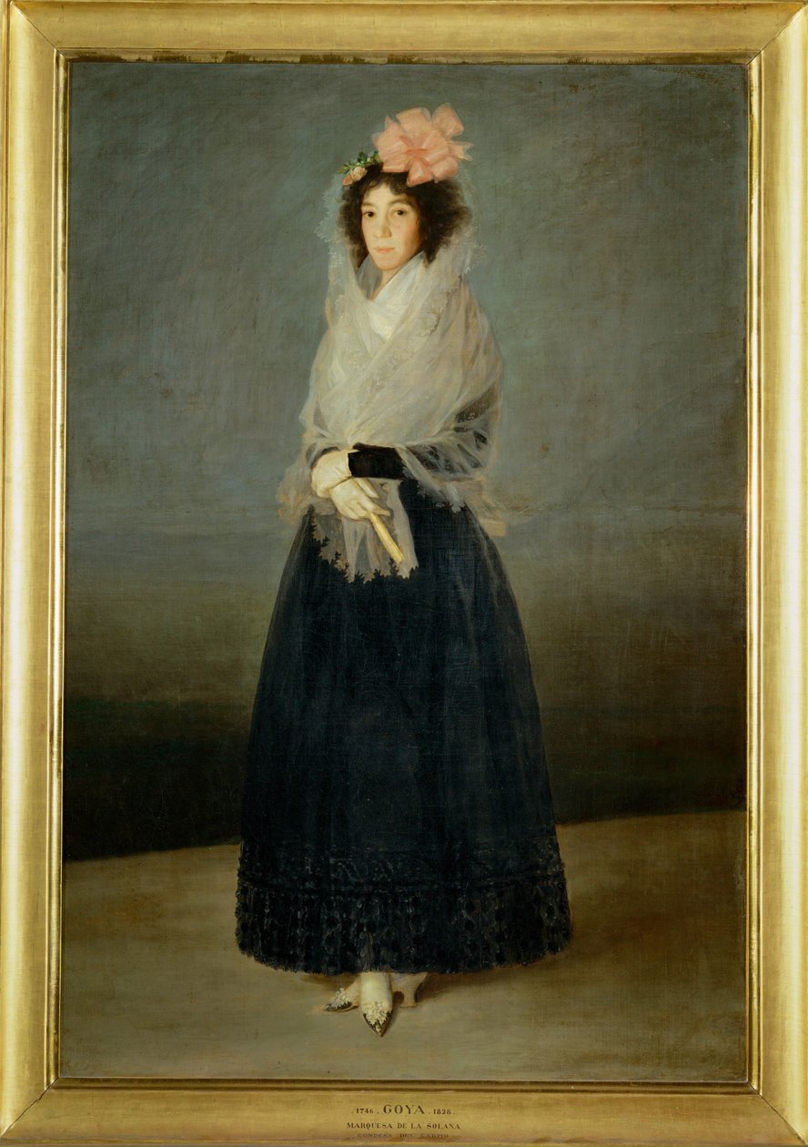 La comtesse del Carpio, marquise de la Solana Peint vers 1795, l