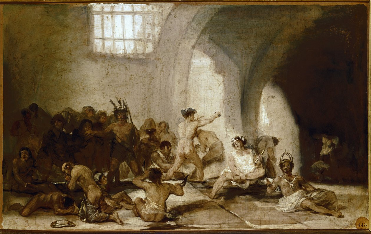 La maison des fous - Francisco de Goya
