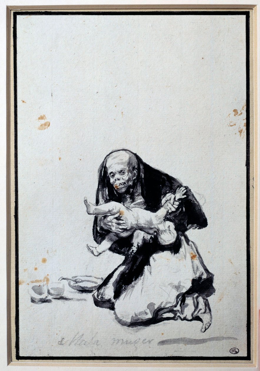 La mauvaise femme - Francisco de Goya