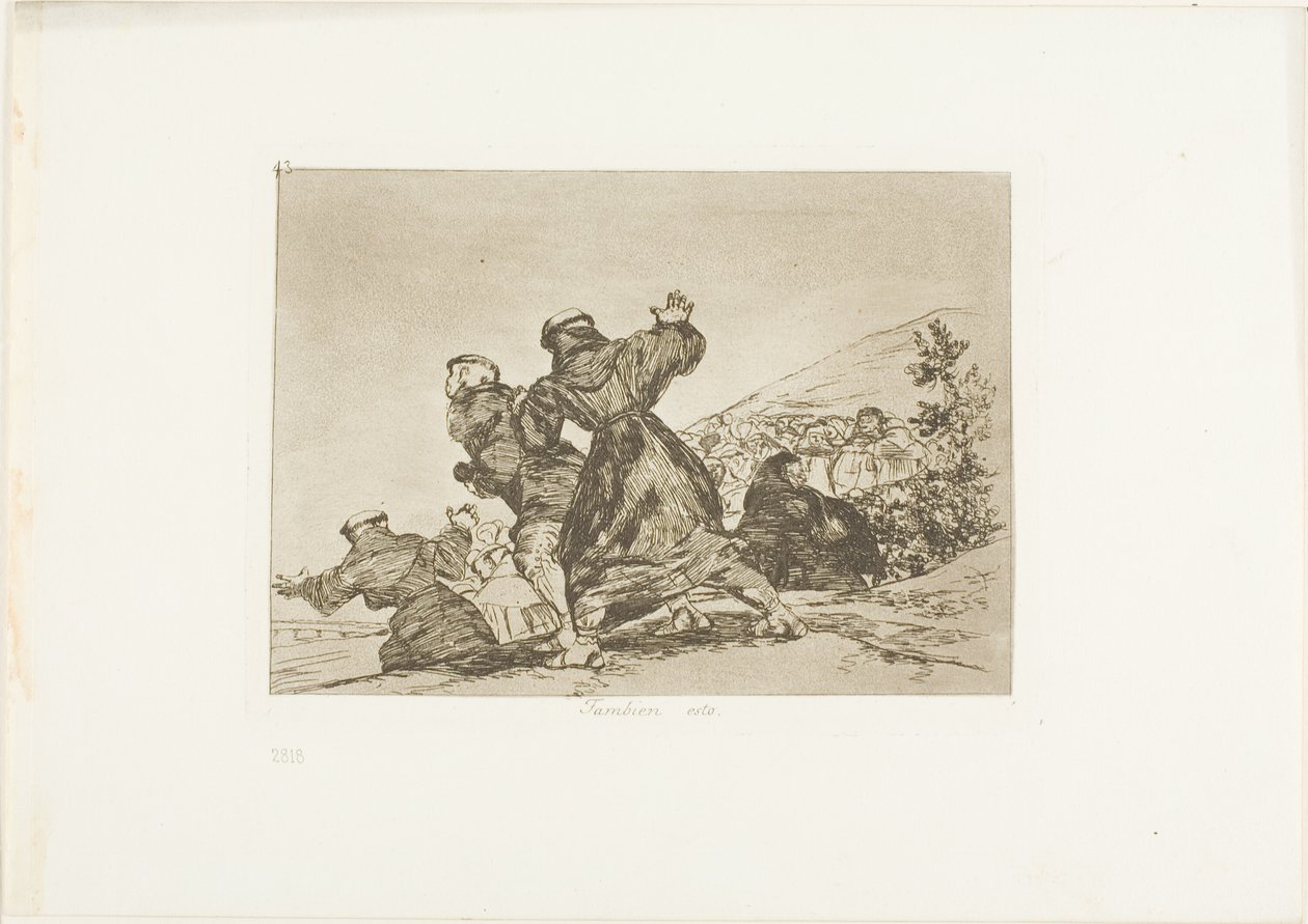 Cela aussi, planche 43 des Désastres de la guerre - Francisco Jose de Goya y Lucientes