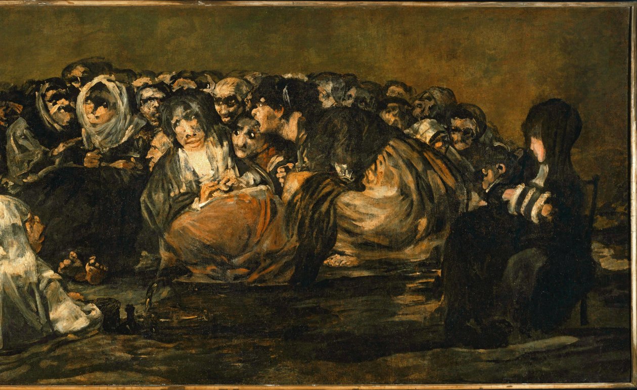 Sabbat des sorcières ... (peinture sur toile) - Francisco Jose de Goya y Lucientes