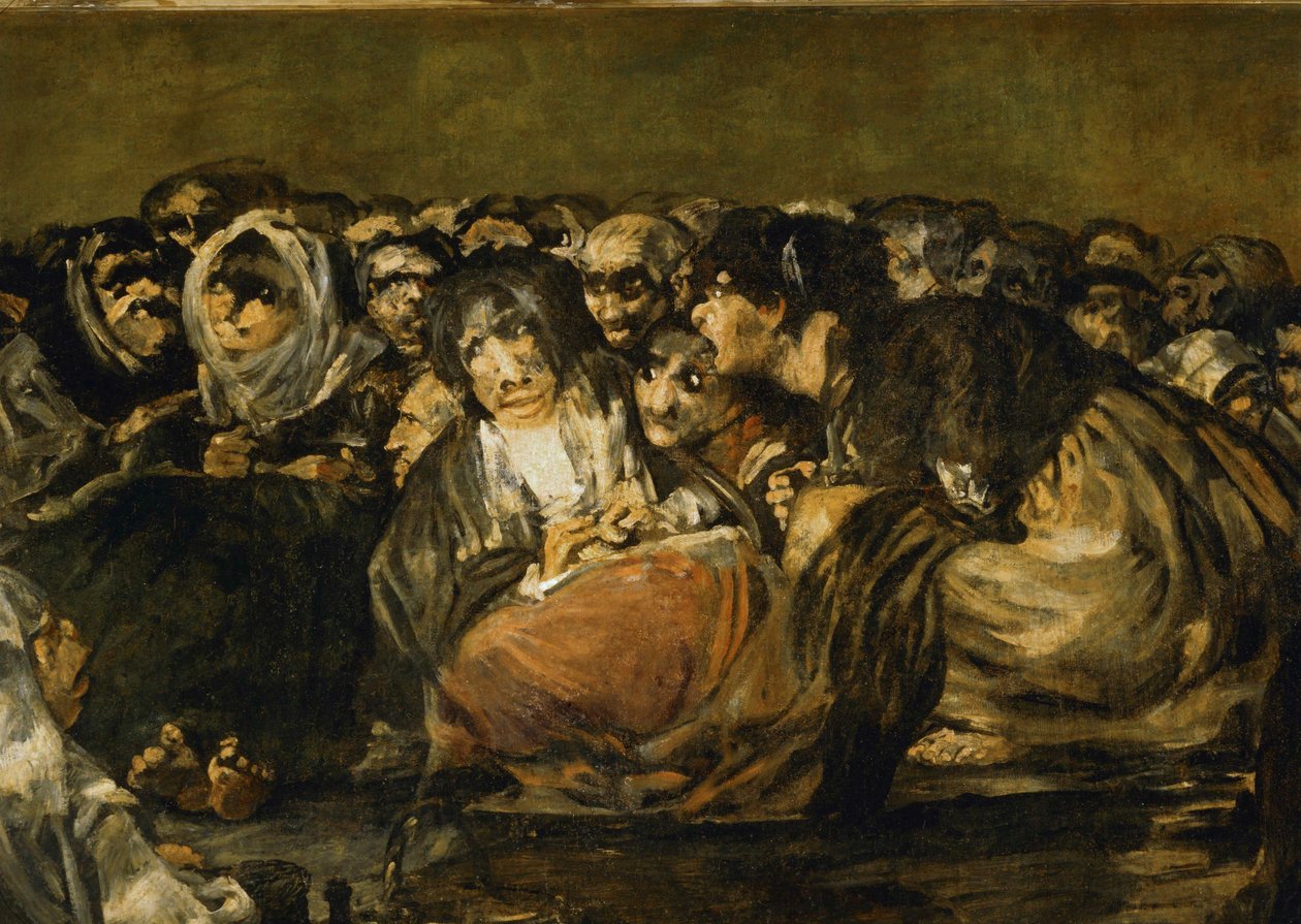 Sabbat des sorcières ... (peinture sur toile) - Francisco Jose de Goya y Lucientes