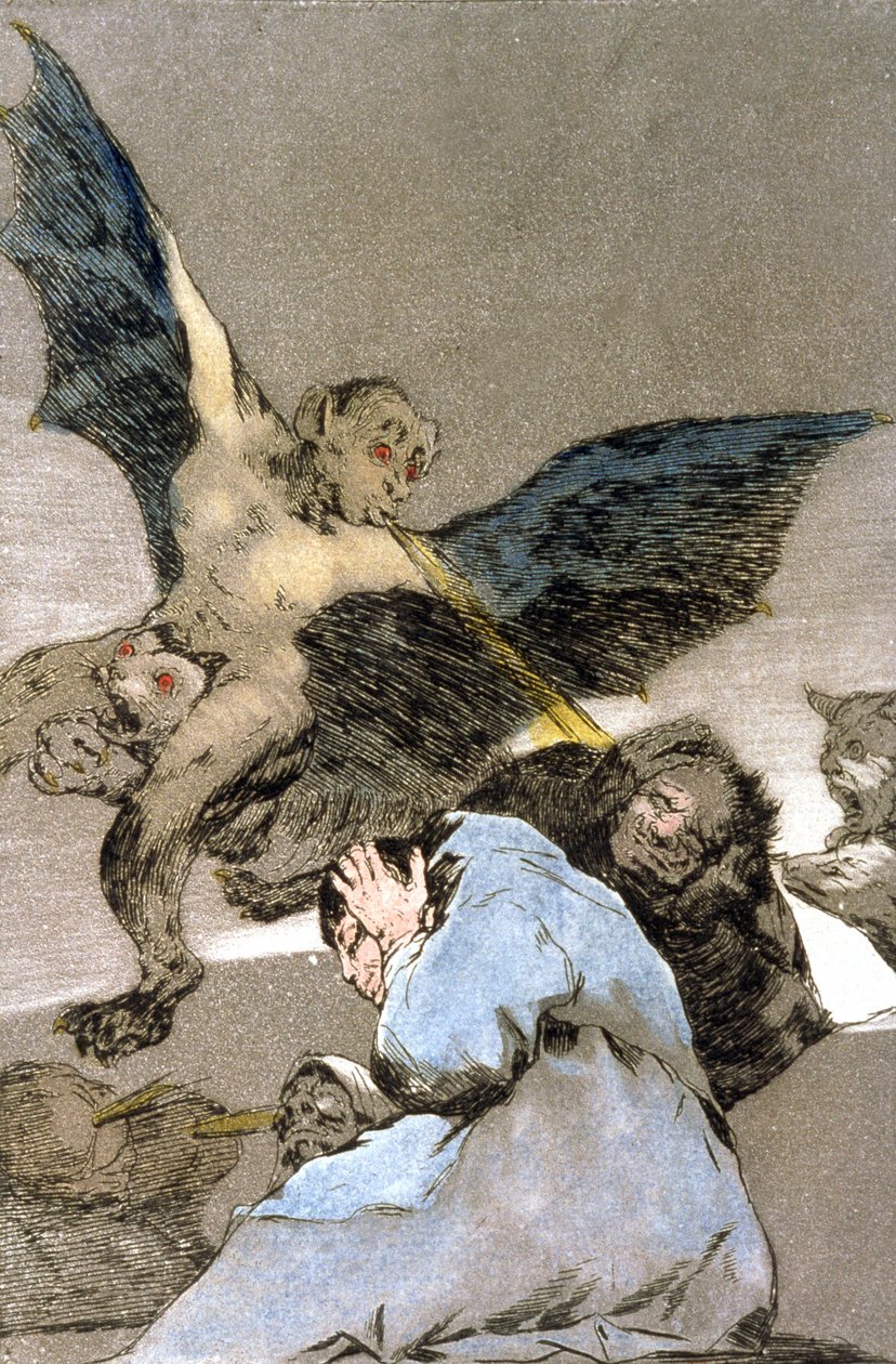 Monstres, gravure 1797-1799 - Francisco Jose de Goya y Lucientes