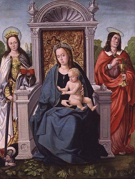 Madone et enfant avec sainte Catherine et saint Jean l