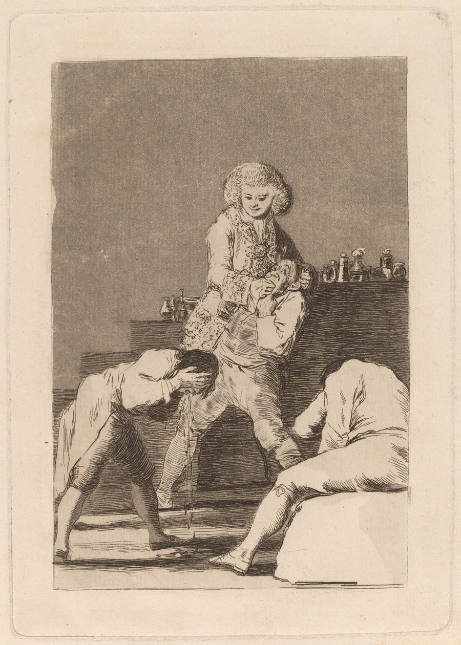 Au comte palatin - Francisco de Goya
