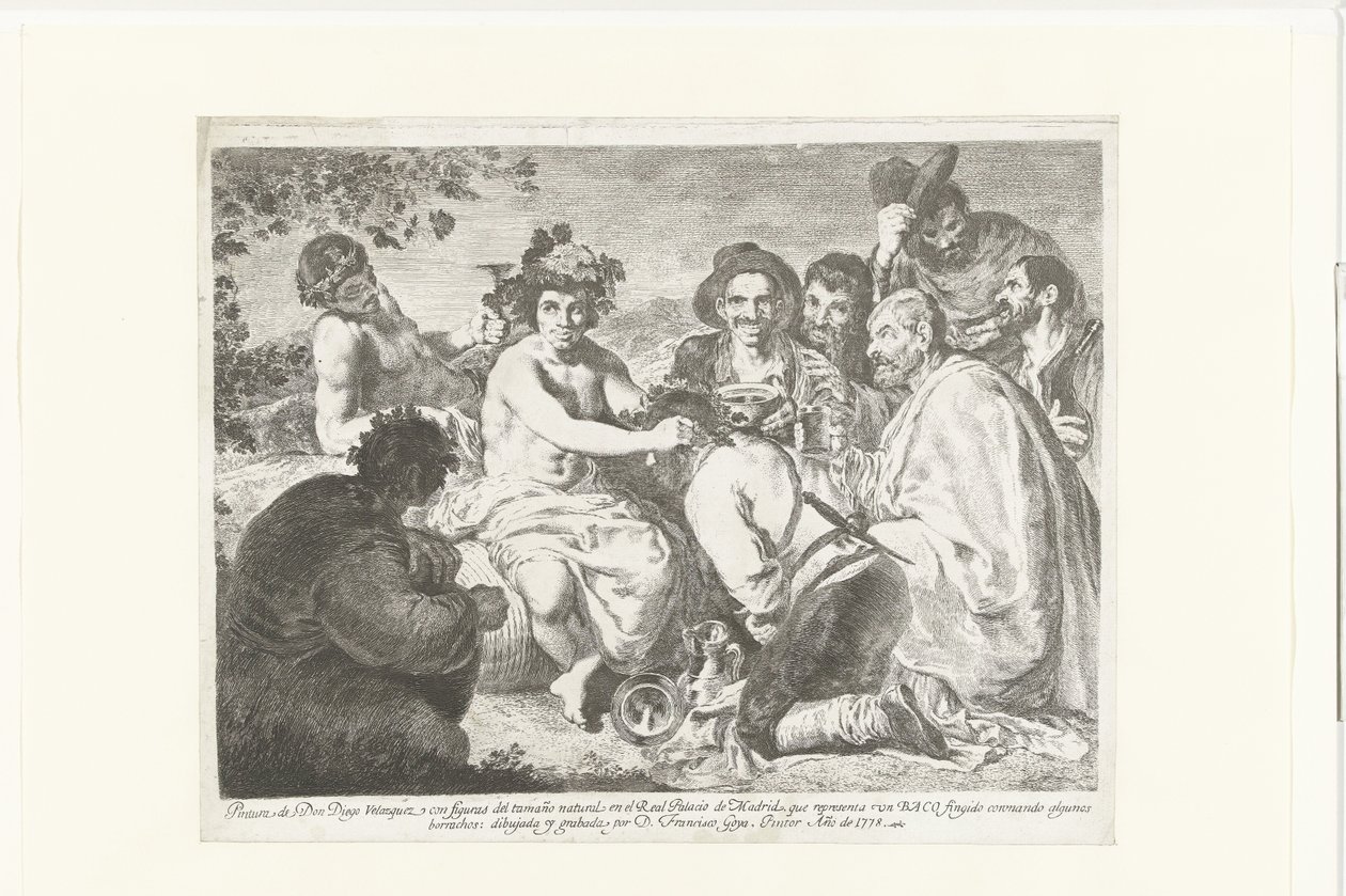 Bacchus et les ivrognes - Francisco de Goya