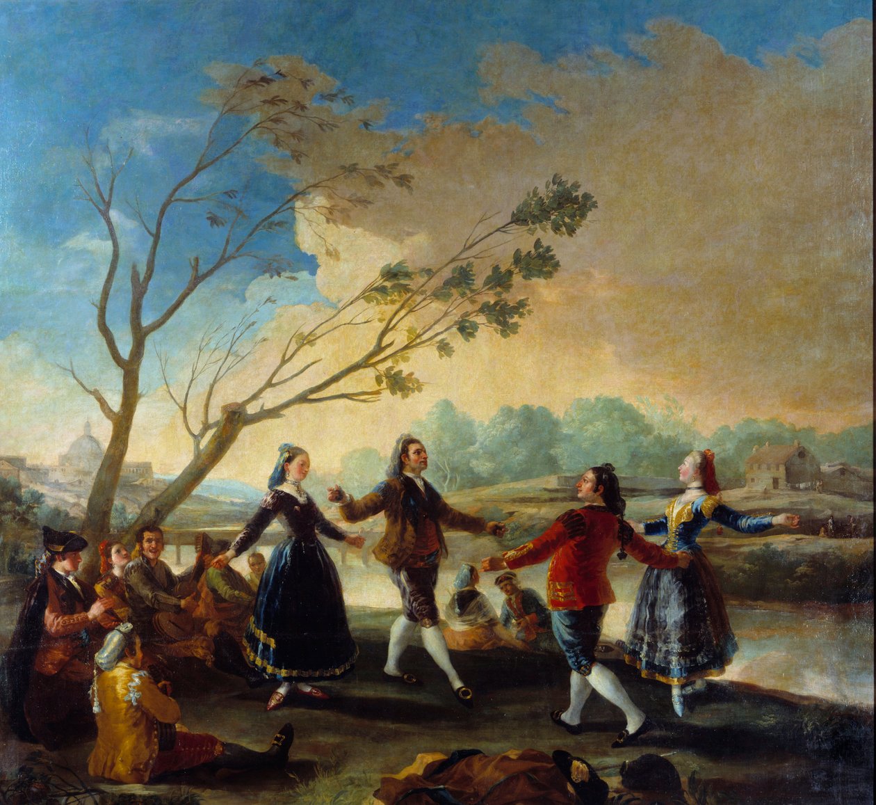 Bal au bord du Manzanares - Francisco de Goya