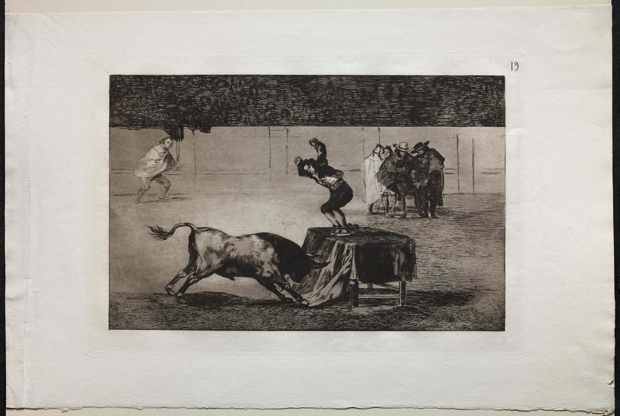 Corridas : Une autre folie de lui dans la même arène - Francisco de Goya