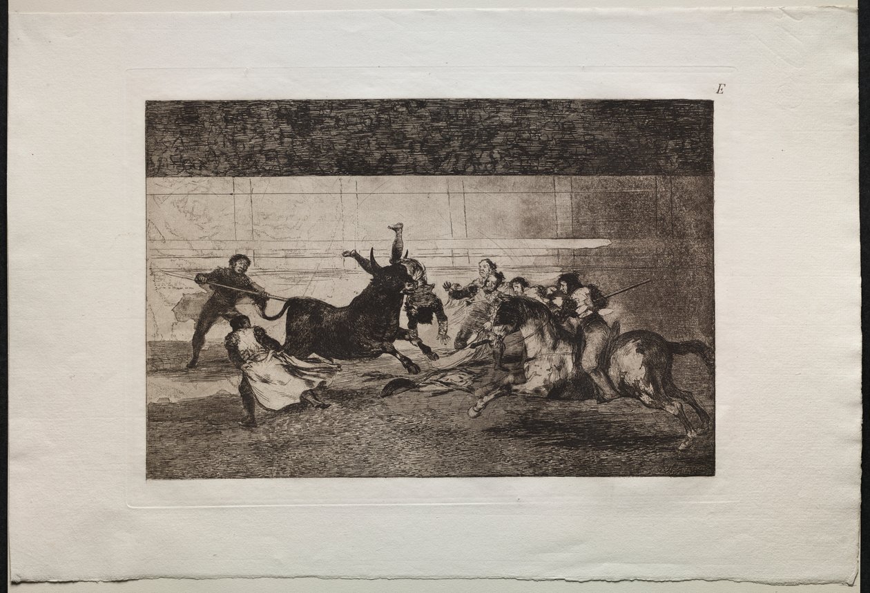 Corridas : La mort de Pepe Illo (2ème composition) - Francisco de Goya
