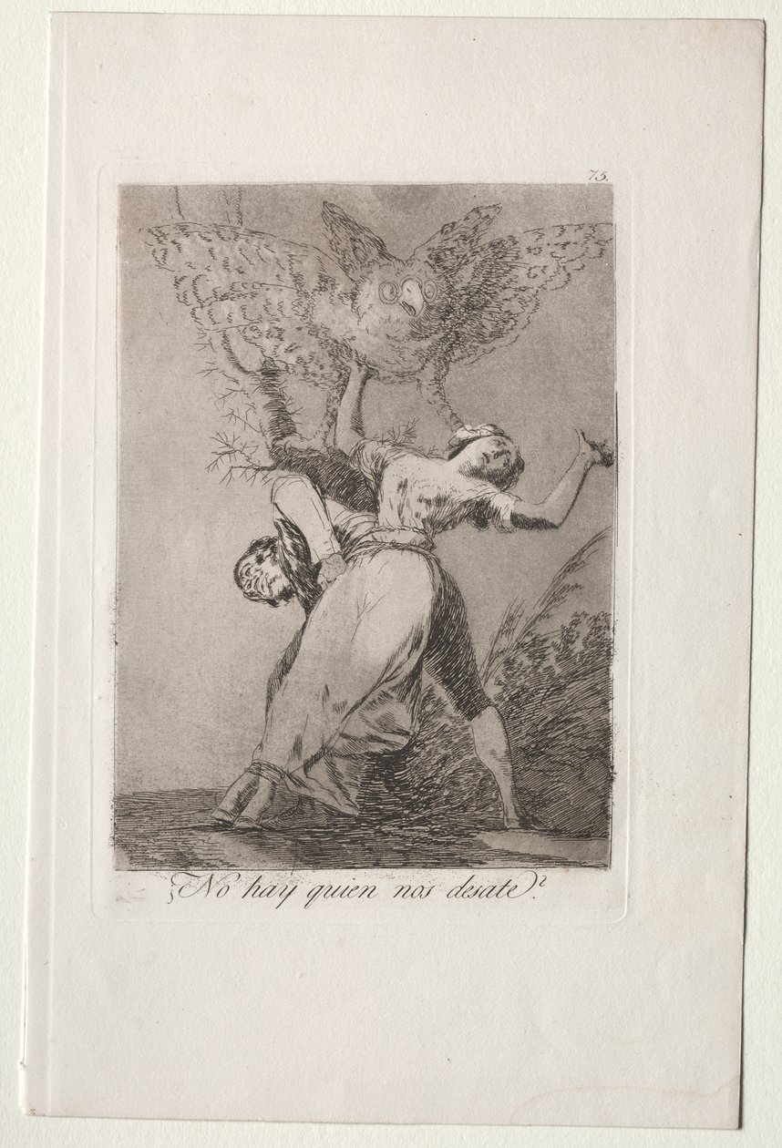 Caprices : Personne ne peut nous détacher ? - Francisco de Goya