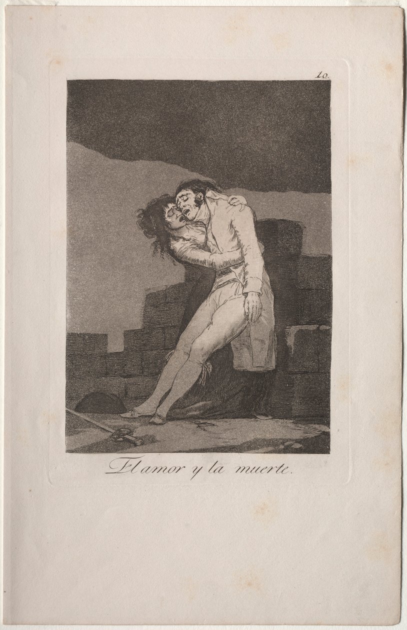 Caprichos : Amour et Mort - Francisco de Goya