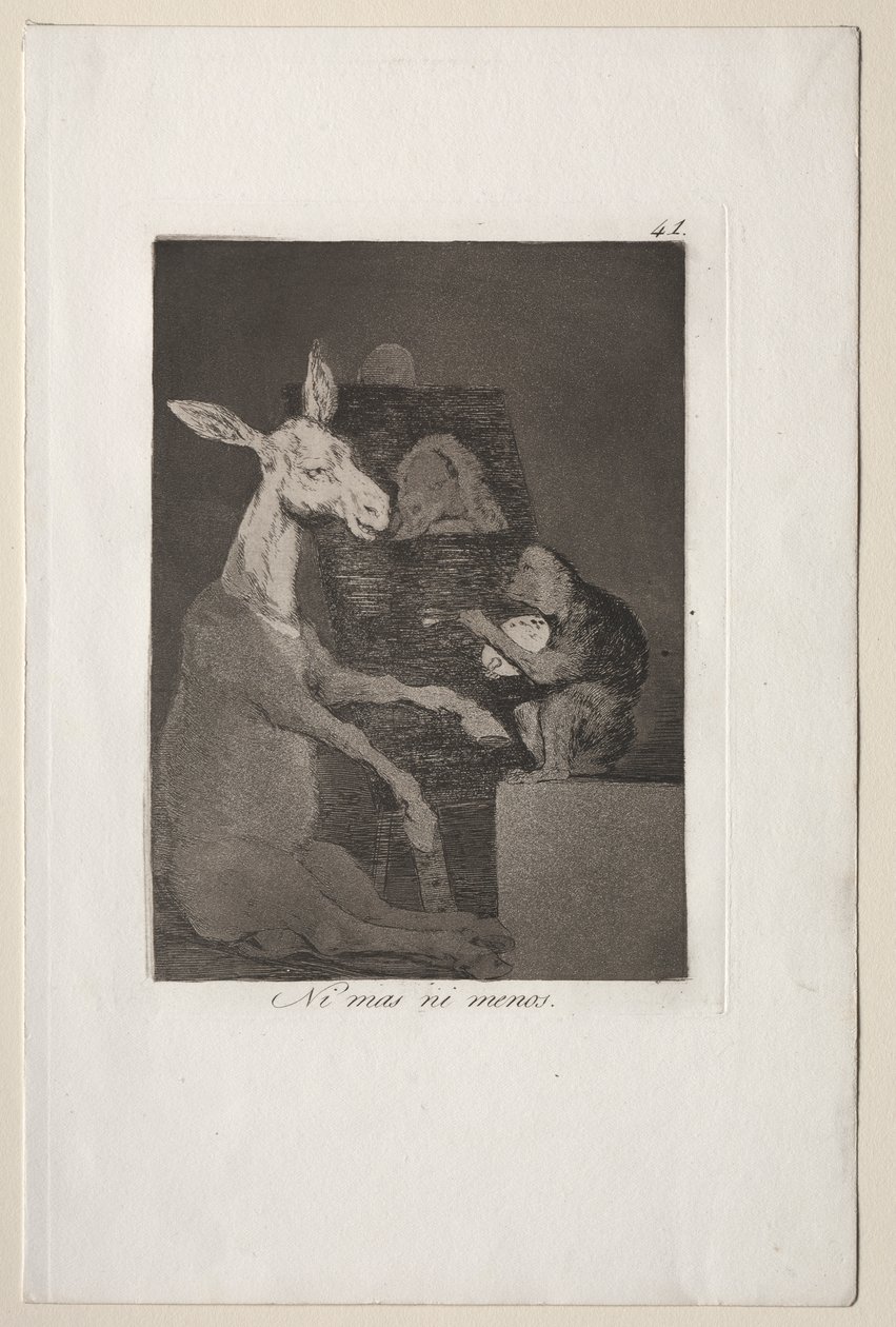 Caprichos : Ni plus ni moins - Francisco de Goya