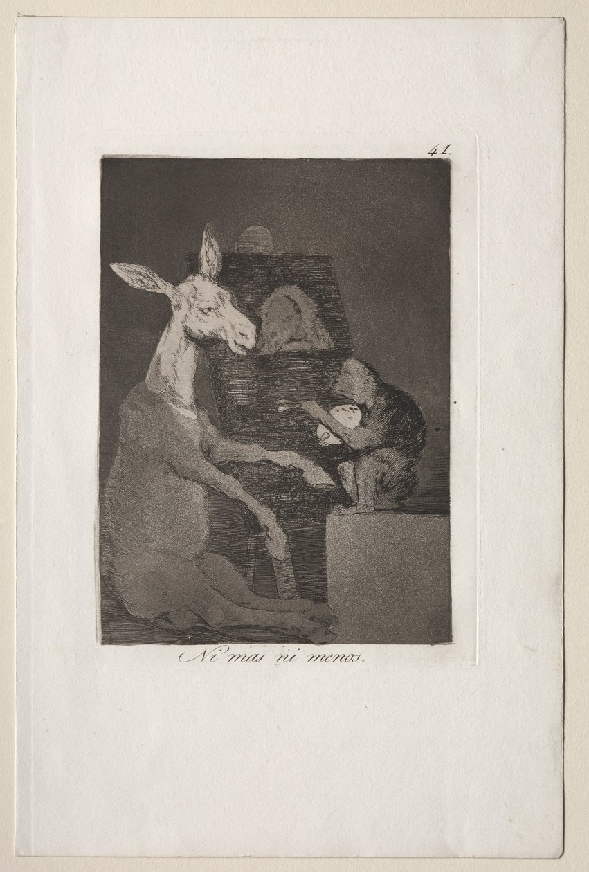 Caprichos : Ni plus ni moins - Francisco de Goya