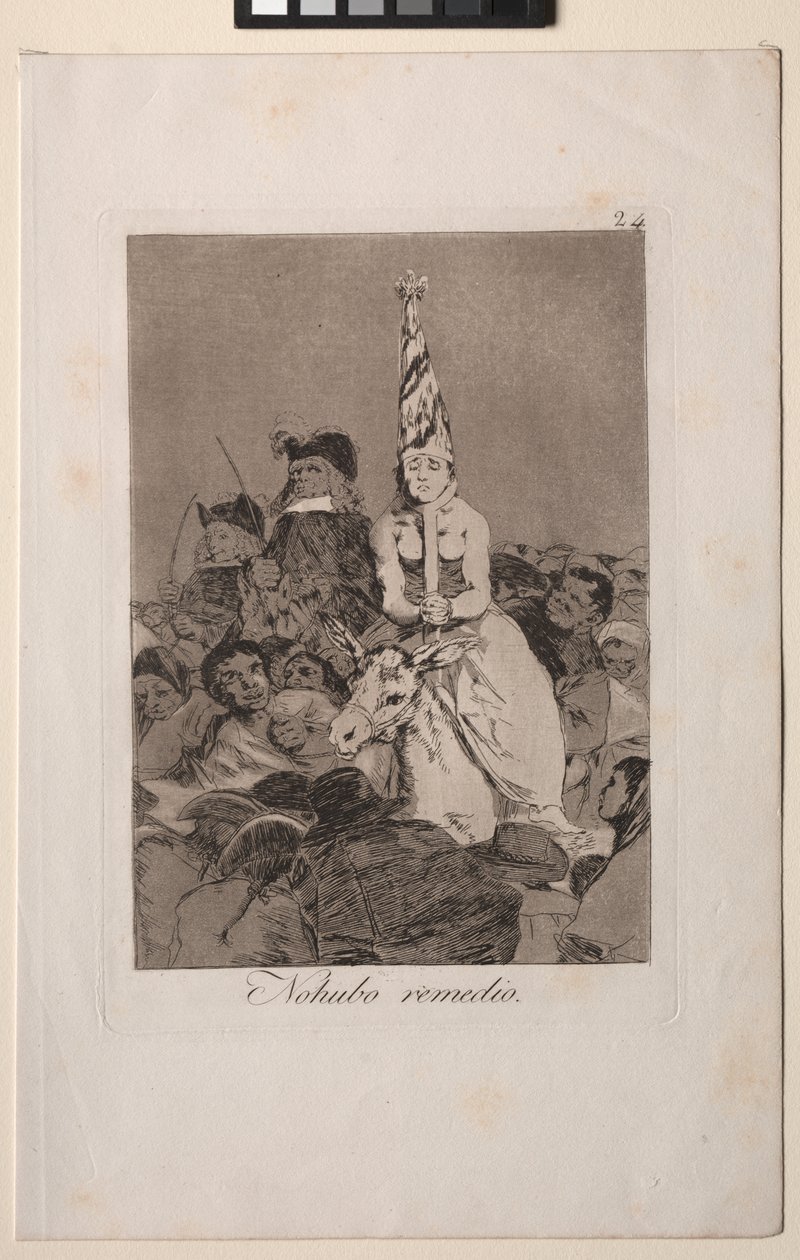 Caprichos: On ne pouvait rien y faire - Francisco de Goya