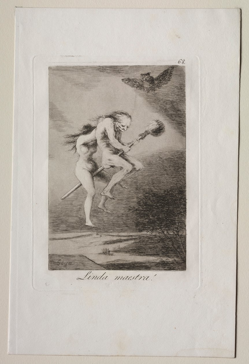 Caprichos : Jolie enseignante ! - Francisco de Goya