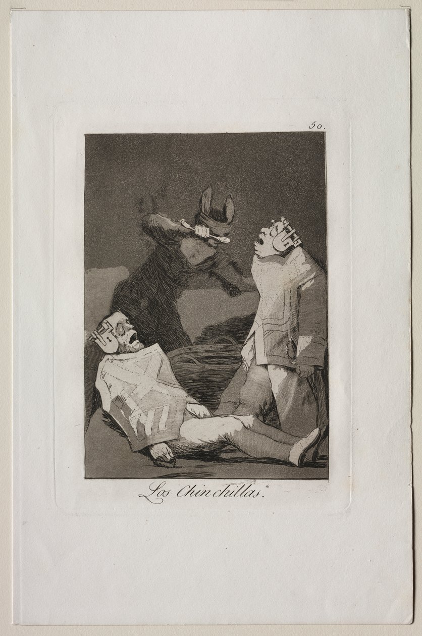 Caprichos : Les chinchillas - Francisco de Goya