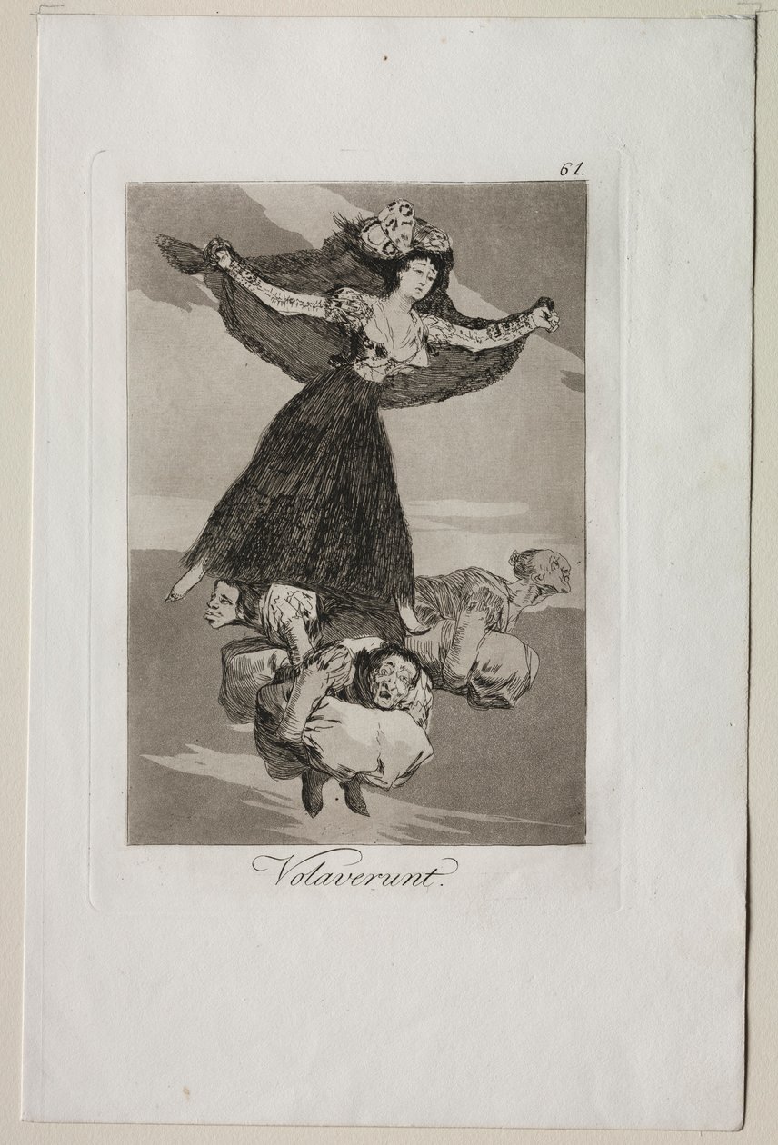 Caprichos : Ils ont volé - Francisco de Goya
