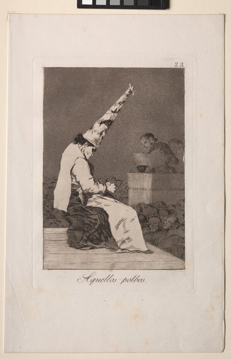 Caprichos: Ces grains de poussière - Francisco de Goya