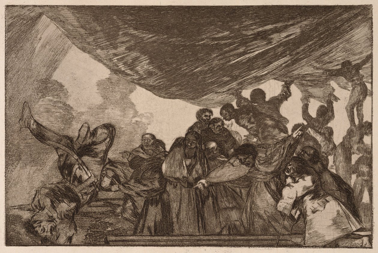 « Clear Folly » (Disparate claro), extrait de la série « Los Disparates » - Francisco de Goya