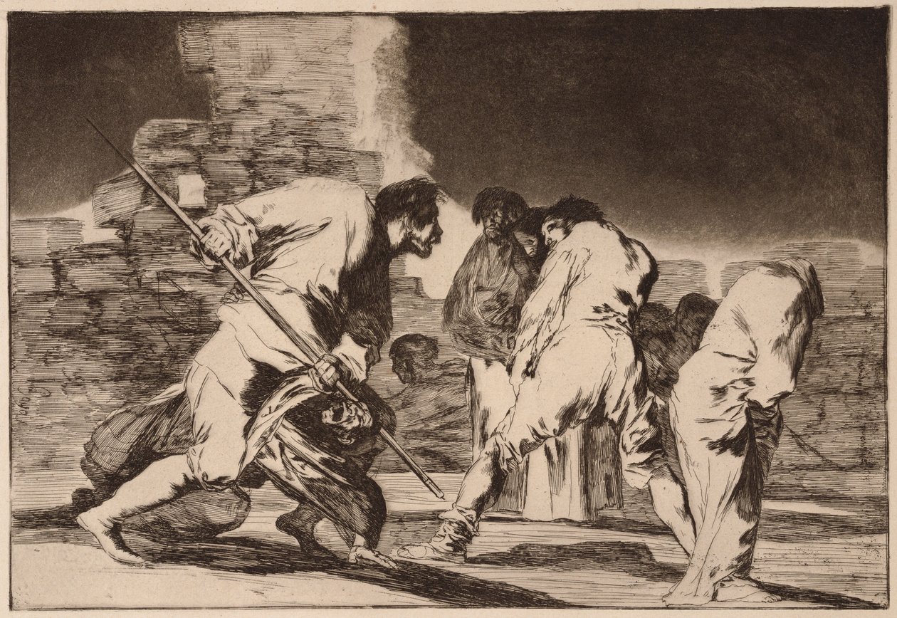 « Cruel Folly » (Disparate cruel), extrait de la série « Los Disparates » - Francisco de Goya