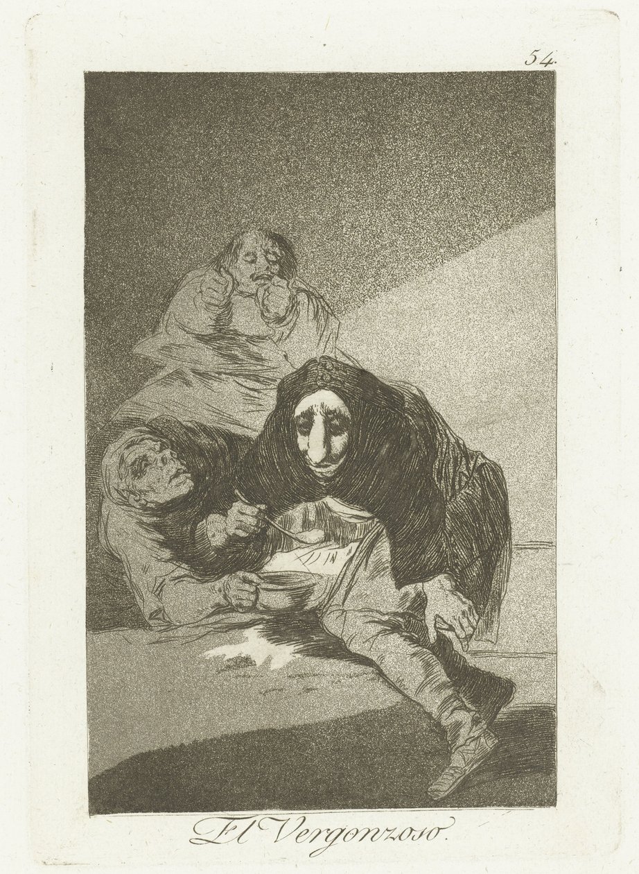 Le honteux - Francisco de Goya