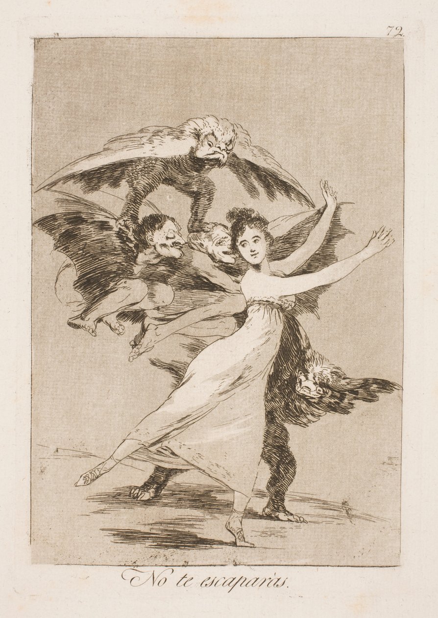 Tu ne nous échapperas pas - Francisco de Goya