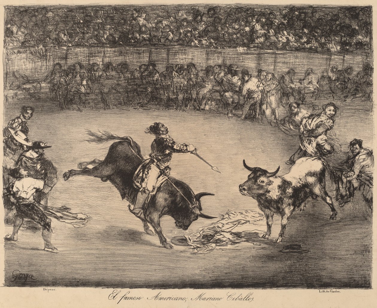 Le célèbre Américain, Mariano Ceballos - Francisco de Goya