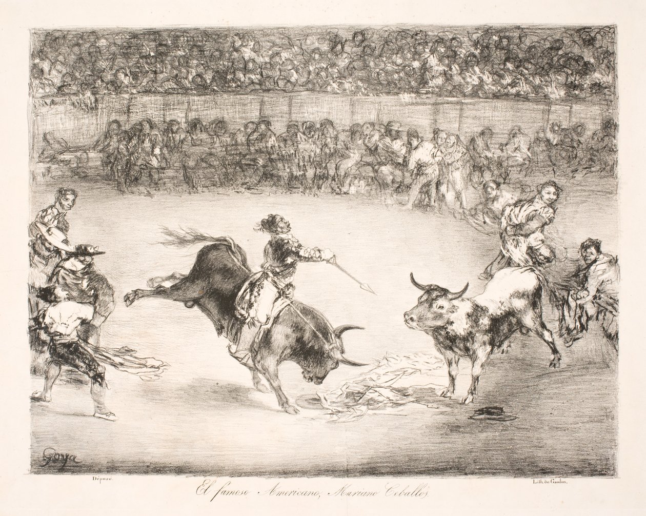"Le célèbre Américain, Mariano Ceballos" - Francisco de Goya