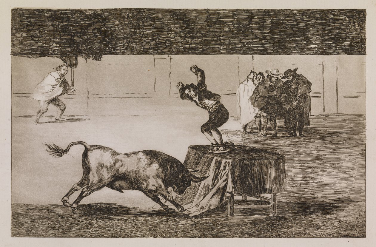 Encore une action insensée dans la même arène - Francisco de Goya