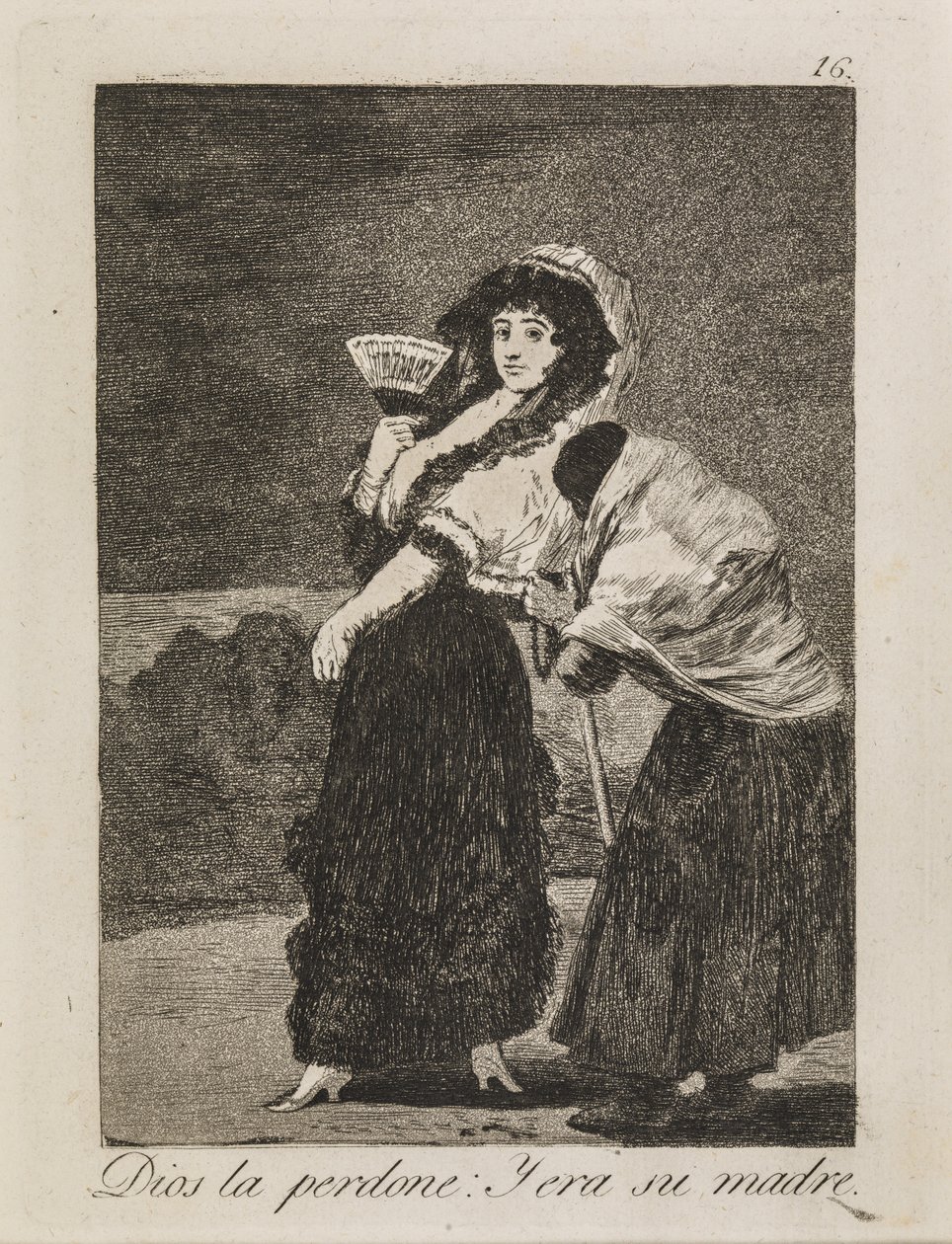 Dieu lui pardonne : La mendiante était sa mère - Francisco de Goya