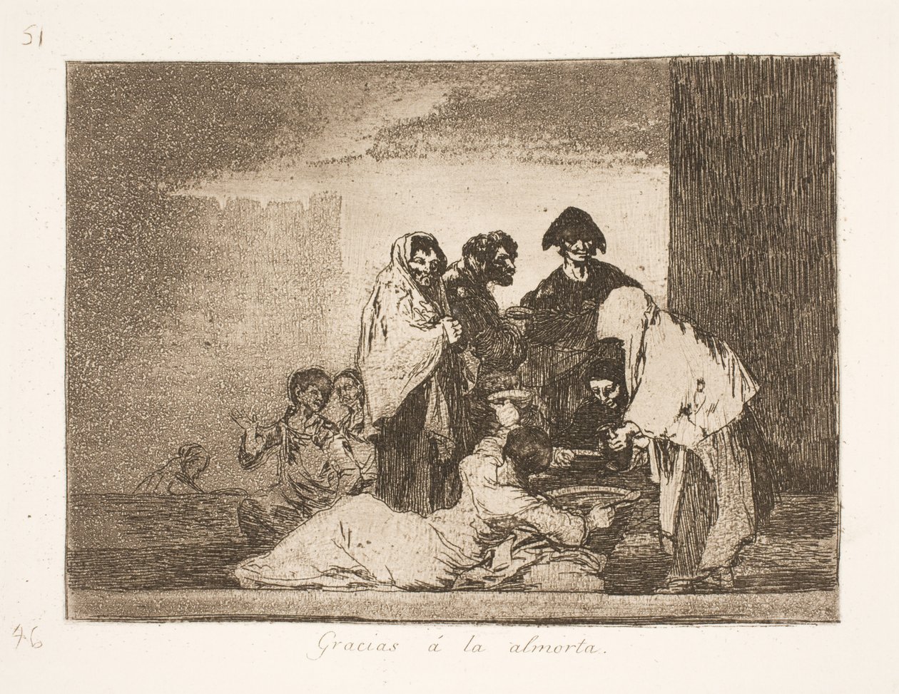 Dieu Merci pour la Bouillie de Millet (51) - Francisco de Goya