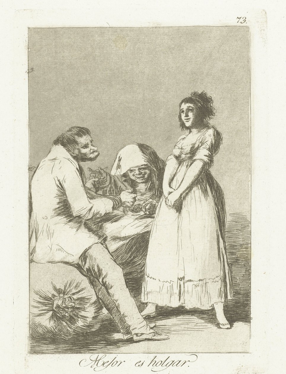 Il vaut mieux être paresseux - Francisco de Goya