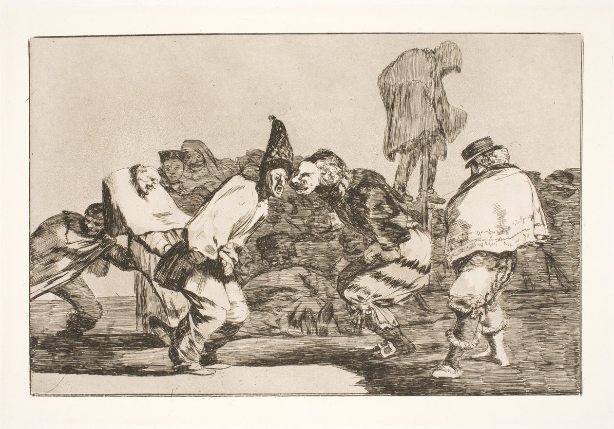 La folie du carnaval (Amuse-toi, carnaval, car demain il y aura des cendres) - Francisco de Goya