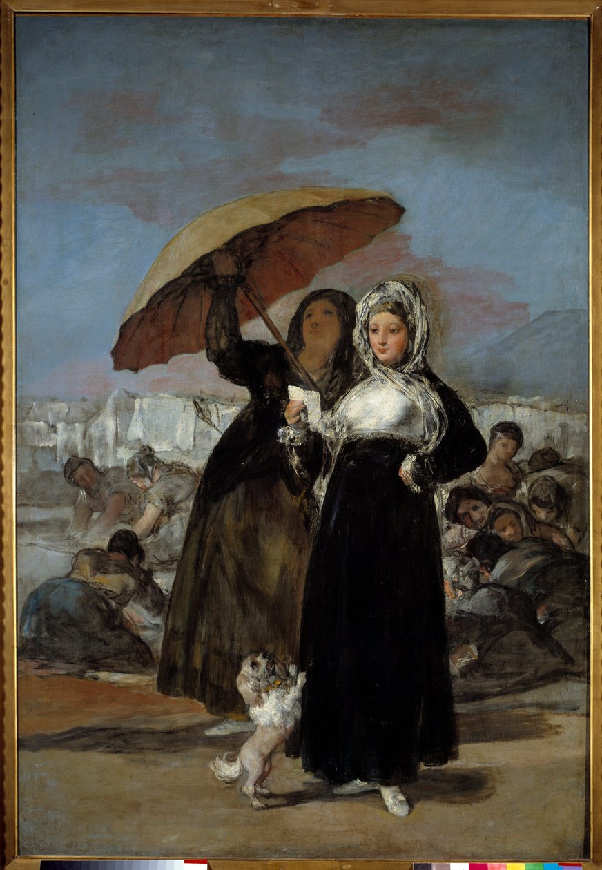 La lettre ou les jeunes - Francisco de Goya
