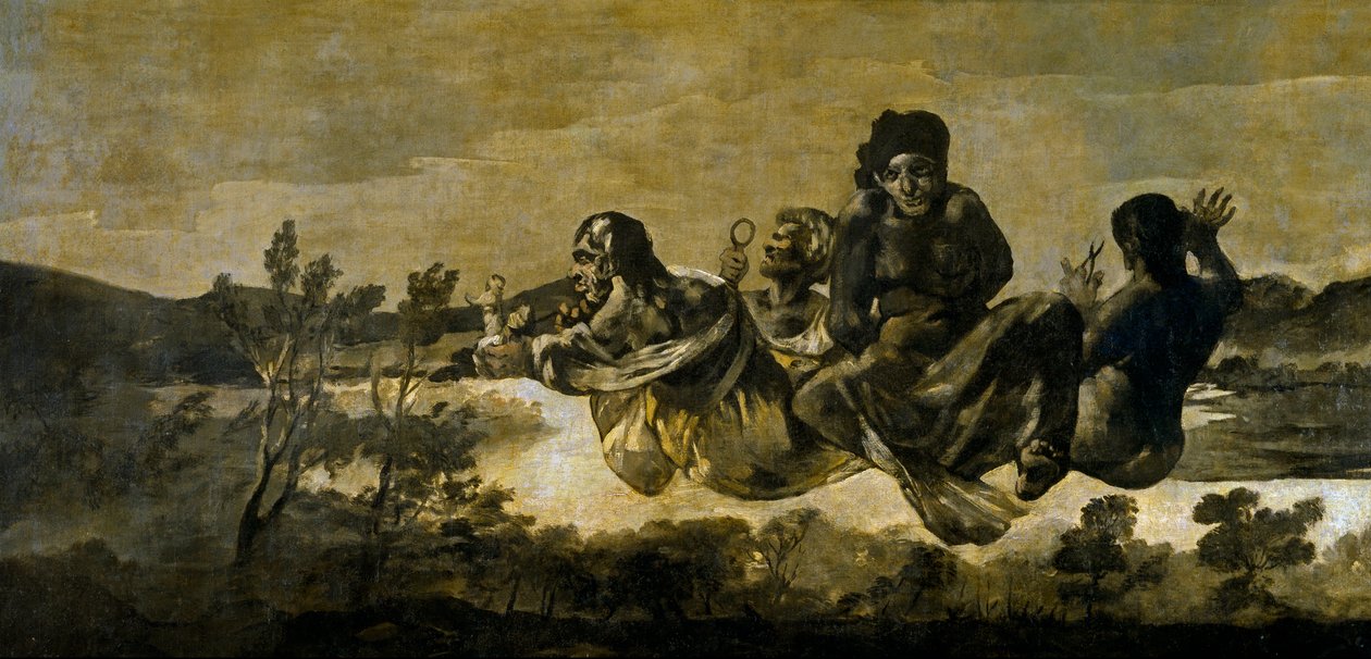 Les Moires (les Parques) Atropos - Francisco de Goya