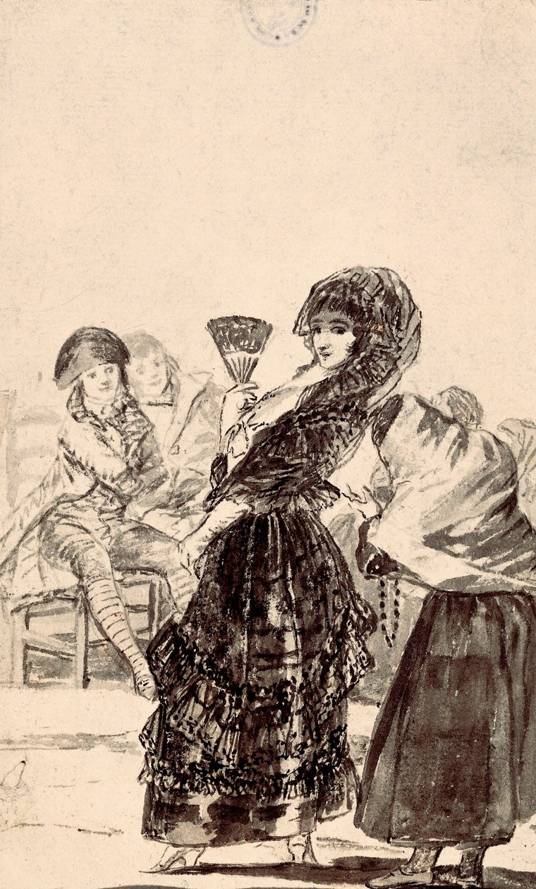 Los caprichos : "Que Dieu lui pardonne, elle était sa mère" - Francisco de Goya