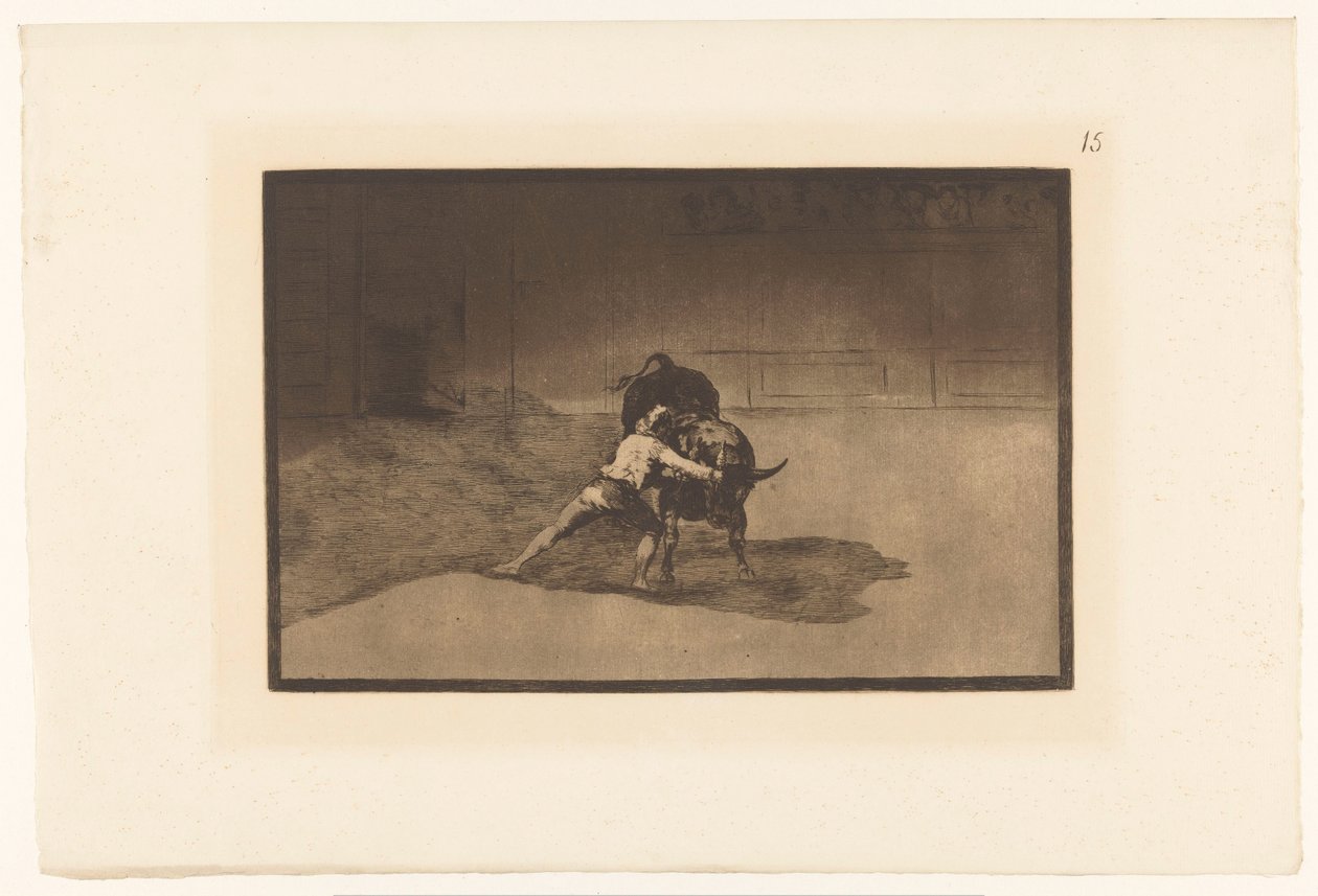 Martincho en combat avec un taureau - Francisco de Goya