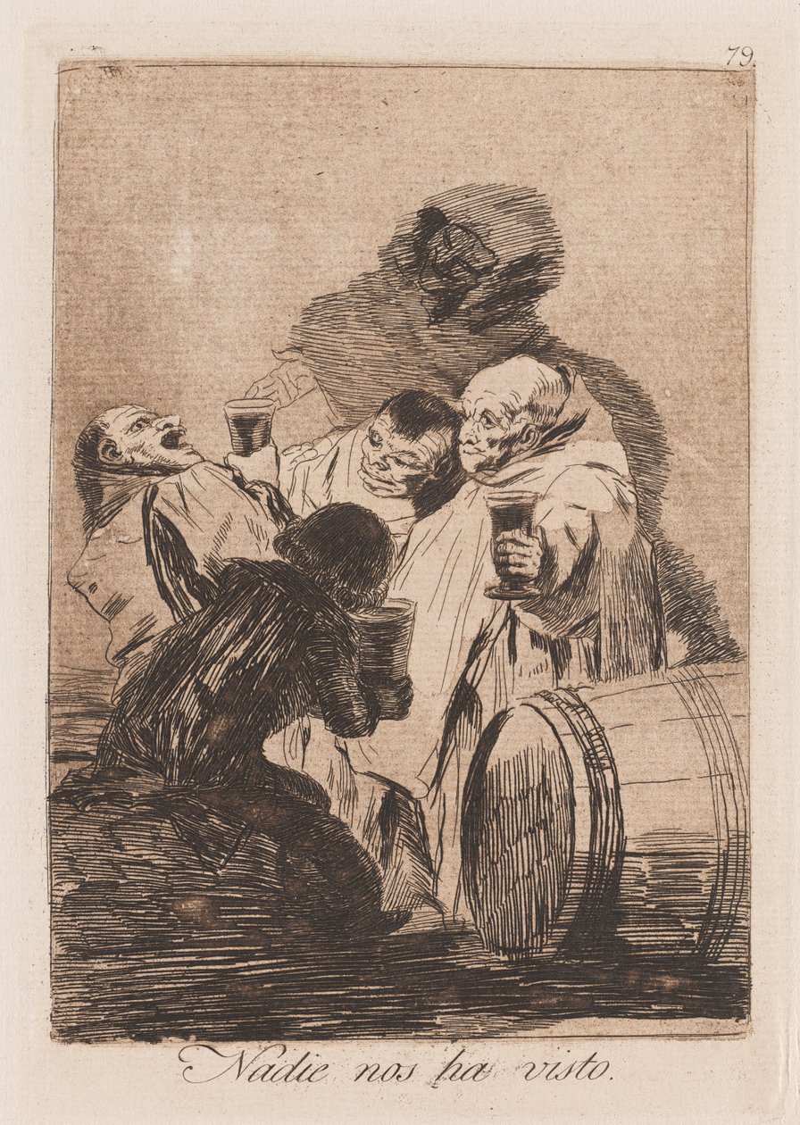 Personne ne nous a vus, fin 18e-début 19e siècle - Francisco de Goya