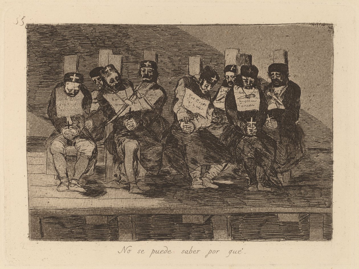 On ne peut pas savoir pourquoi - Francisco de Goya