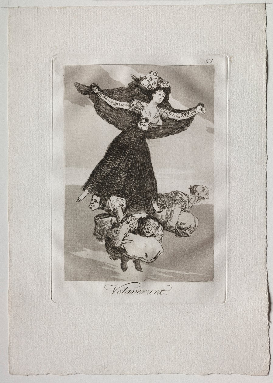 Ochenta Caprichos: Volaverunt, 1793-1798 - Francisco de Goya