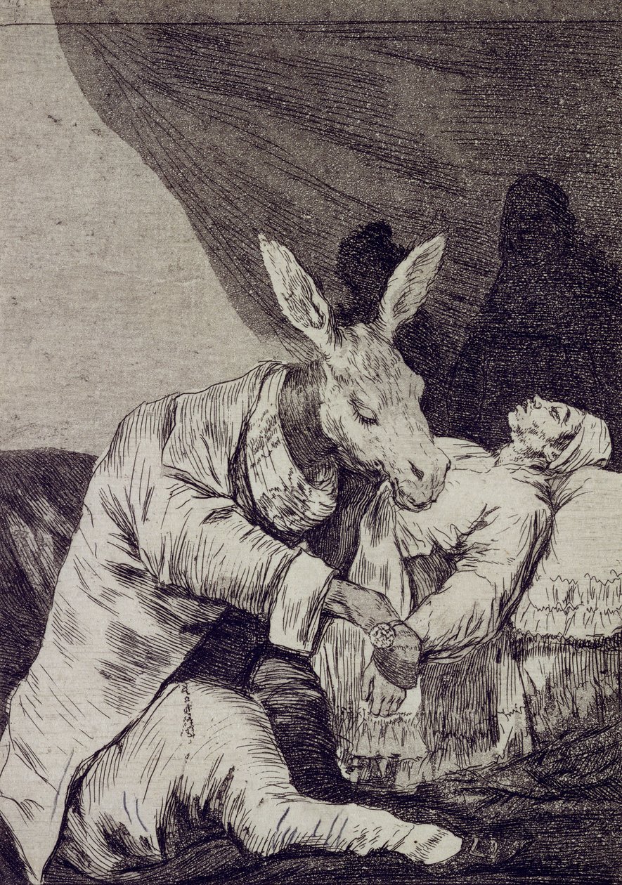 De quoi va-t-il mourir Capricho No 40 - Francisco de Goya