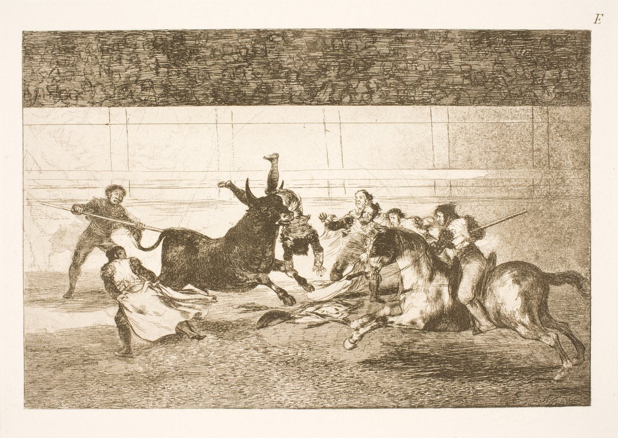 La mort de Pepe Illos (2e composition) - Francisco de Goya