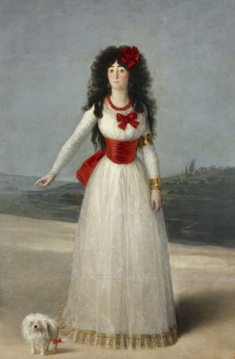 Portrait de María Cayetana de Silva, 13e duchesse d