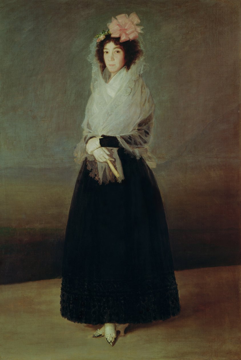 Portrait de la comtesse de Carpio (1757-95) Marquesa de la Solana, c.1793 - Francisco de Goya
