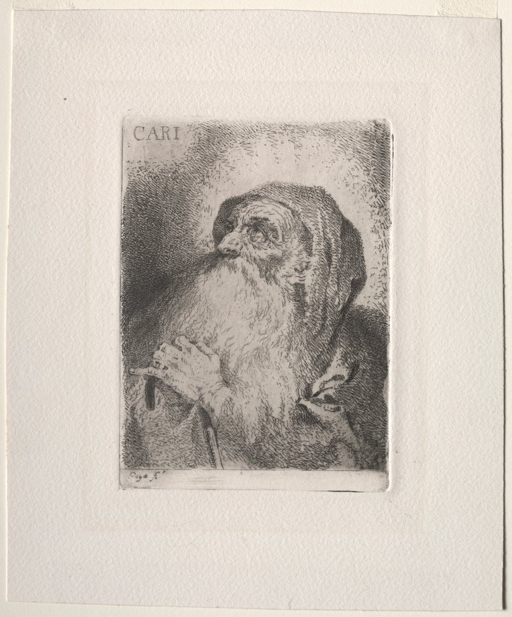 San Francisco de Paula (Caritas) - Francisco de Goya