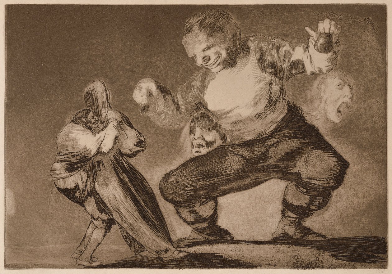 Simpleton (Le Naïf), extrait de la série « Los Disparates » - Francisco de Goya