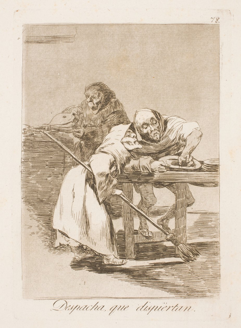 Dépêche-toi, ils se réveillent! - Francisco de Goya