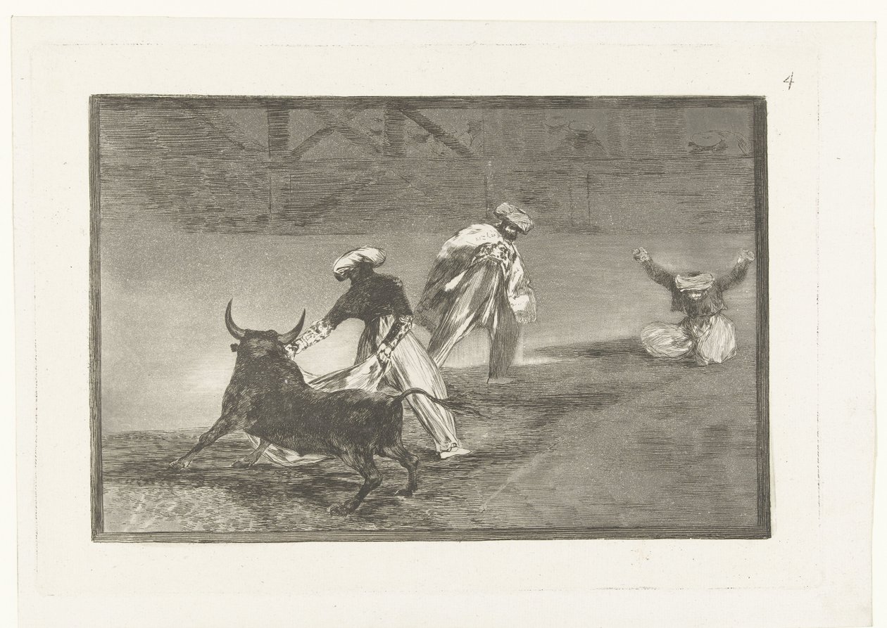 Toreros dans une arène - Francisco de Goya