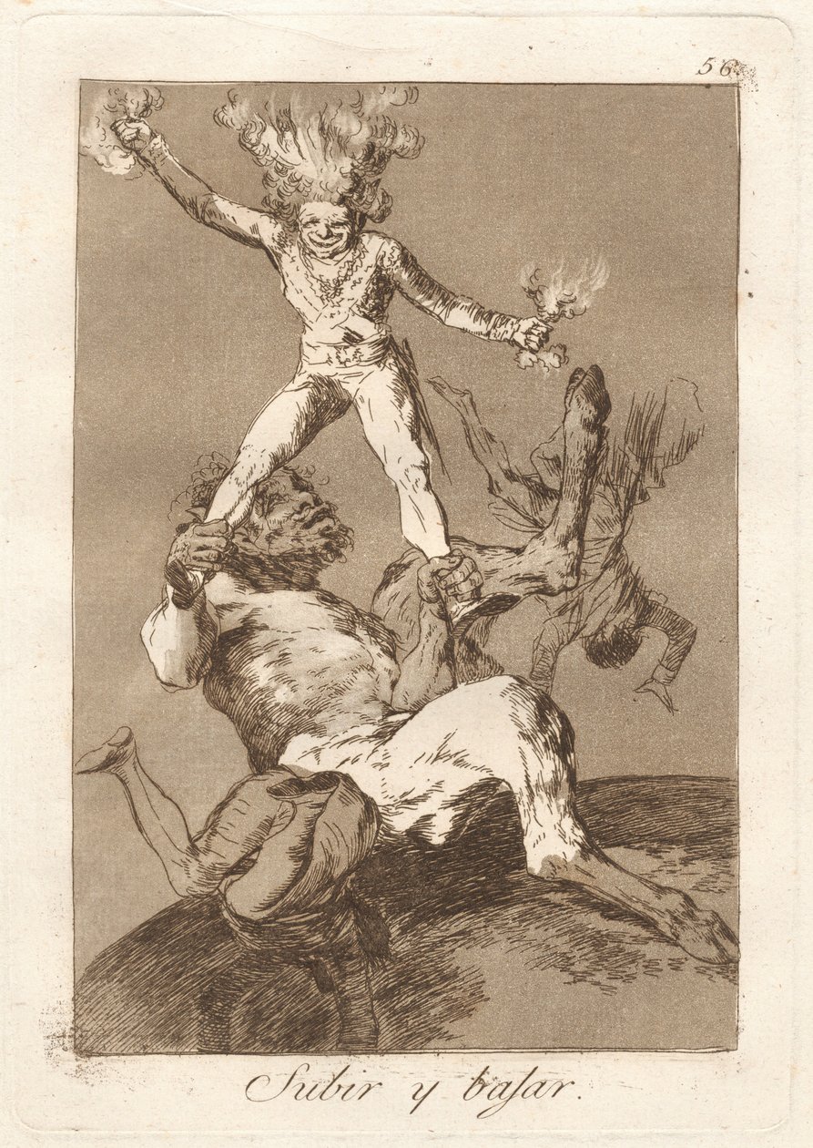Subir y bajar - Francisco de Goya