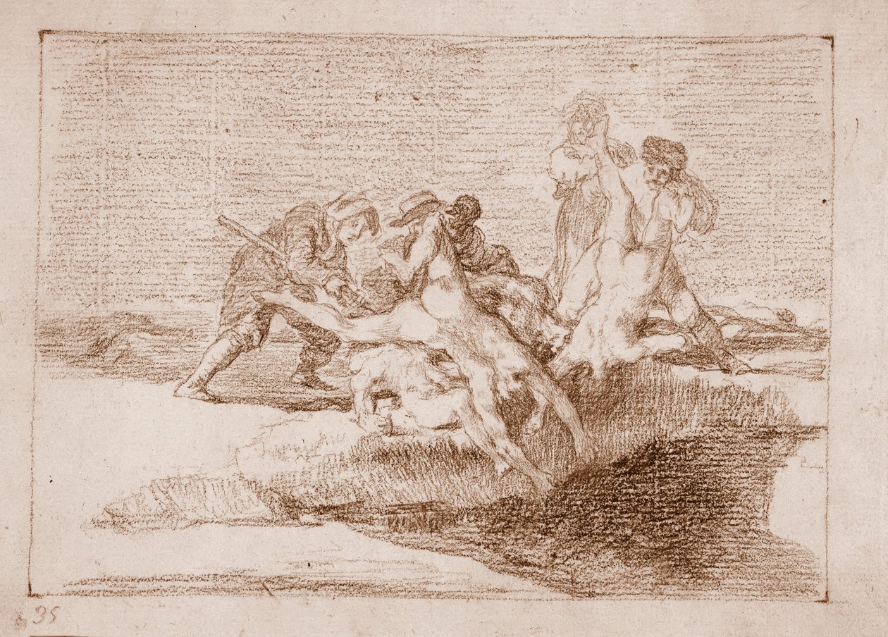Les Désastres de la guerre : Charité - Francisco de Goya